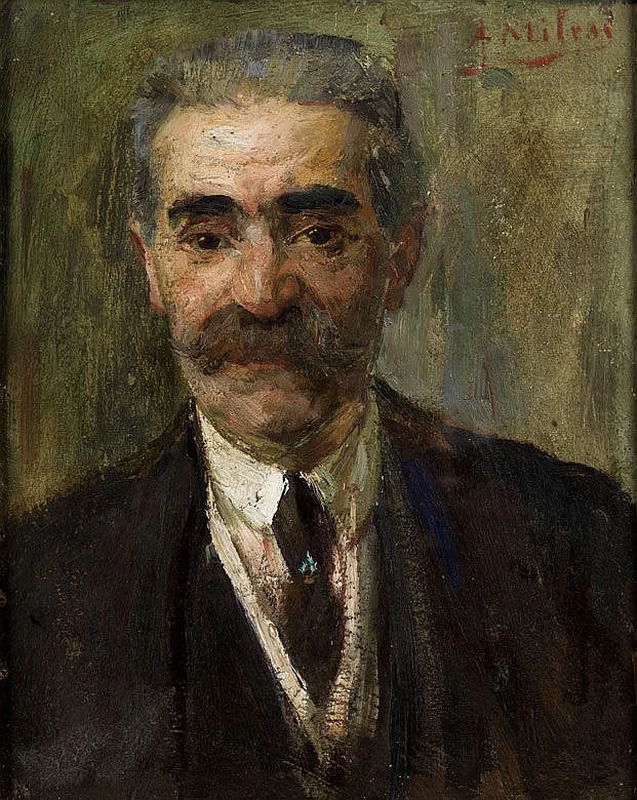 Ritratto di uomo con baffi